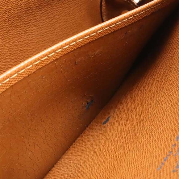 LOUIS VUITTON Authentic Brown Monogram Clutch Bag - Picture 8 of 10